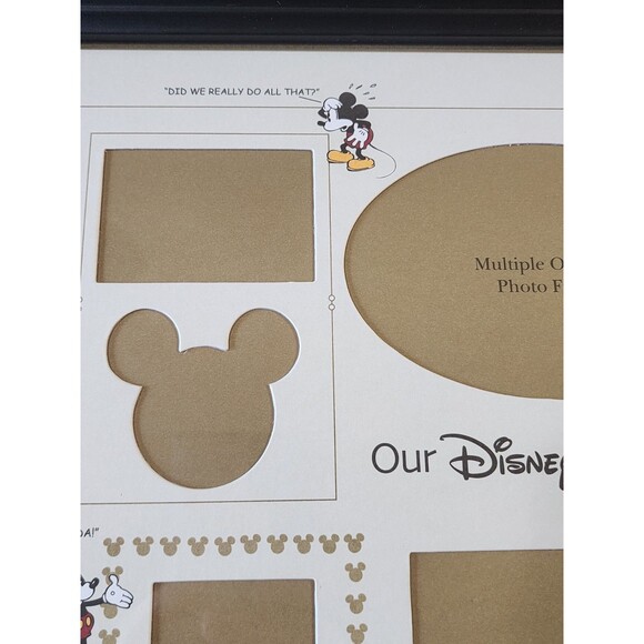Disney World Parks Our Disney Vacation Picture Photo Collage Frame 16x16 Mickey - Picture 4 of 14